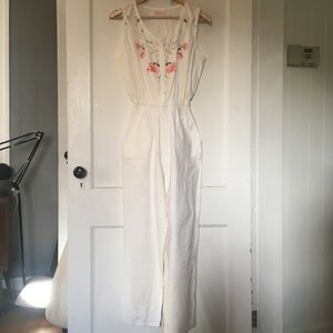 Vintage Floral Jumpsuit Romper Sz XS